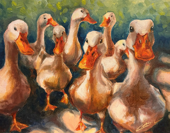Lucky Ducks Print