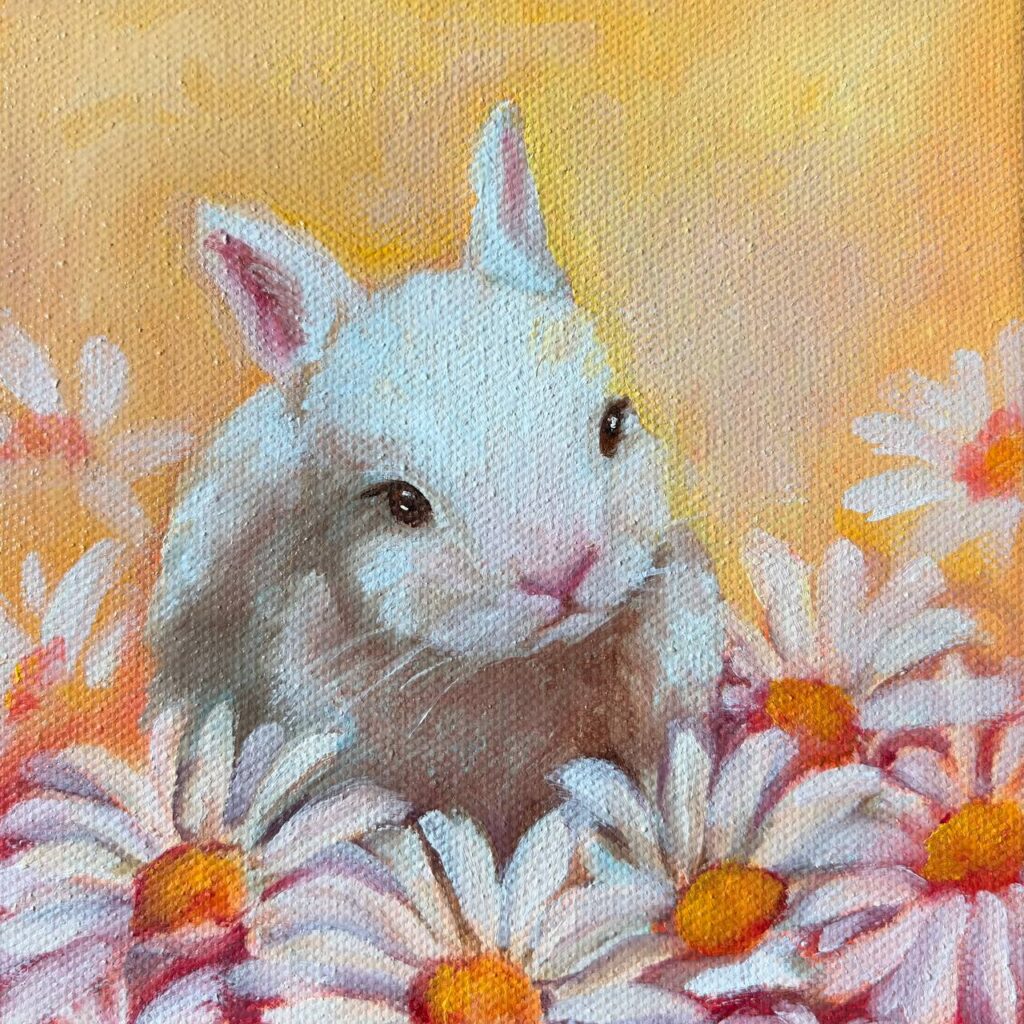 Bunny with Flowers, 2026